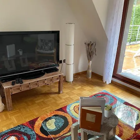 Lejlighed Ferienwohnung Am Waldrand Mit Dachterrasse
