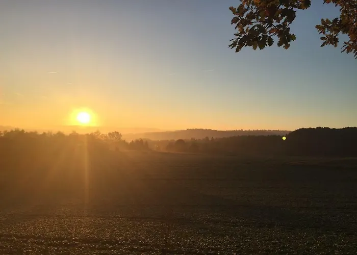 公寓 Ferienwohnung Am Waldrand Mit Dachterrasse 韦特
